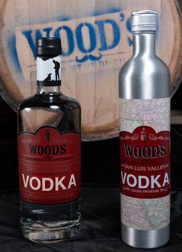 Wood's High Mountain Distillery Vodka