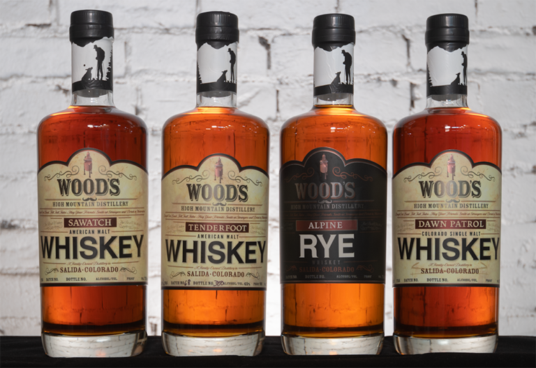 Wood's High Mountain Distillery Whiskey Family