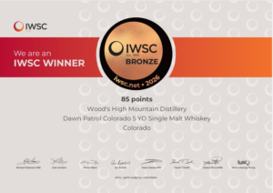 Dawn Patrol IWSC 2026 Medal