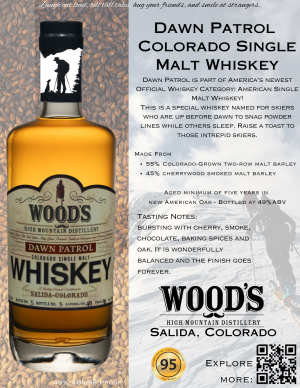 Dawn Patrol Single Malt Whiskey Product Information