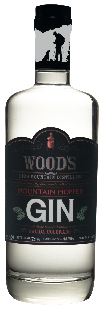 Mountain Hopped Gin Wood's Mountain Hopped Gin