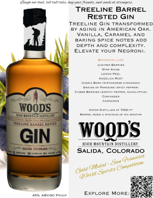 Treeline Barrel Rested Gin Product Information