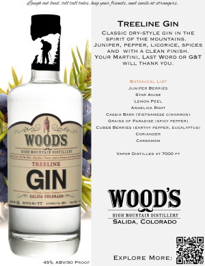 Treeline Gin Product Information